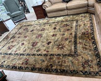Sage & Tan 12’ x 9’ area rug $600.00