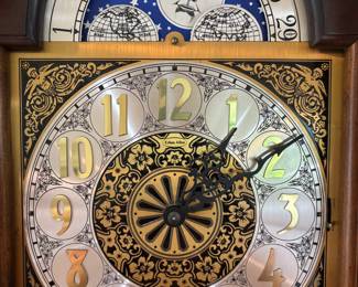 Ethan Allen Grandfather Clock. 19” w 10.5”d 84.5”t. $ 450.00