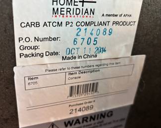 Home Meridian short curio cabinet .
40”w 12.25”d 33”t $ 250.00 each
Only 1