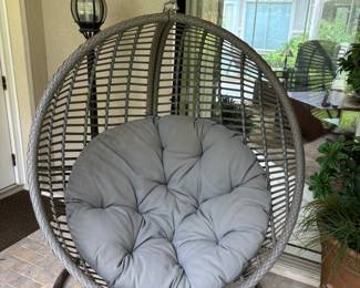 Egg chair 40”w 50”d 77”t. $275.00