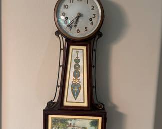 1930’s Banjo clock with Mt. Vernon. $250.00