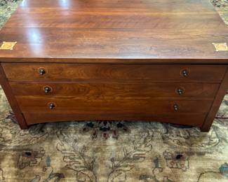 Stickley Harvey Ellis Square Storage Cocktail Table 4 drawers
40” x 40” x 18.25” t. $ 750.00