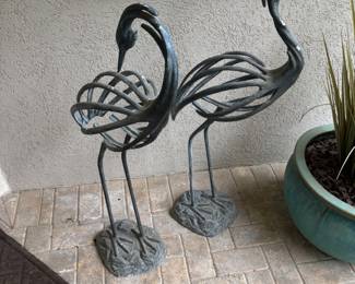 Metal Herron’s 38” t & 40”t $65.00 each