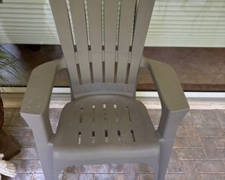 Heavy plastic chair 31”w 20”d 45.5” t
$30.00