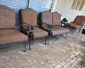 Patio furniture cast aluminum