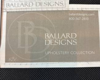 Ballard Designs brown ottoman 19”x19”x 17.5”t. $60.00