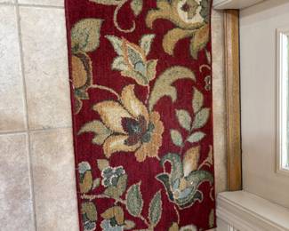 Matching Red Floral runner and (2) matching mats. Runner: 90”L 23”w
$ 150.00 Mats: 40”w 23”d. $ 45.00 each