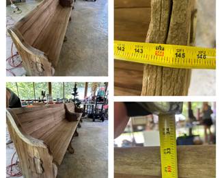 Measurement for the bench 12 ft long 
2’9 from the ground 
