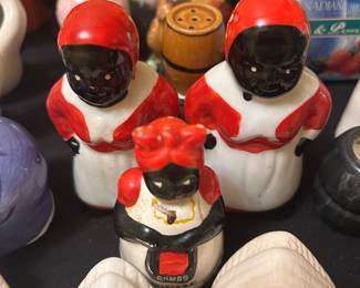 Mammy Toothpick holder - 
Salt and Pepper Shakers 