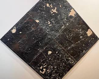Vintage Ceiling tile architectural piece