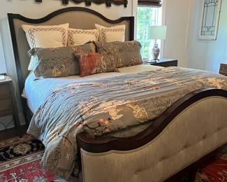 King size bed and Sonoma Home bedding