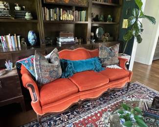Vintage Orange Sofa