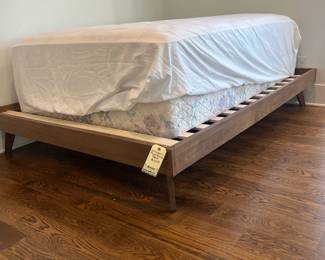 Queen size platform bed/Mattress not included