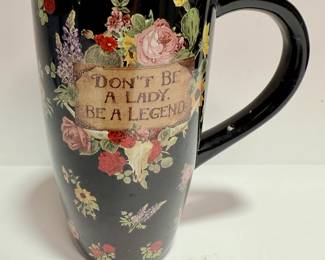 Junk Gypsy ceramic mug with lid