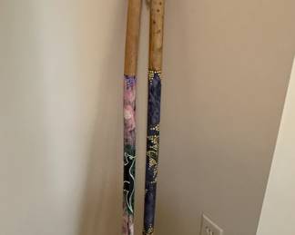 Handcrafted walking sticks from Indonesia