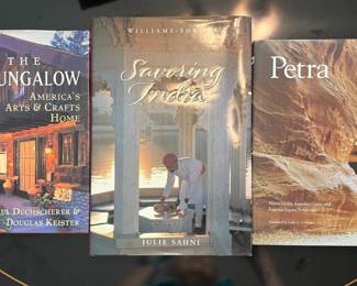 Assorted coffee table books