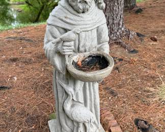 Resin St. Francis statue