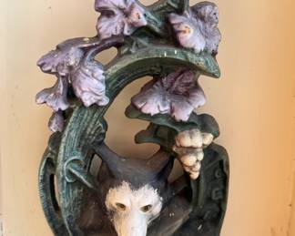 Cast iron door stop