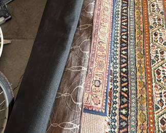 Rolled area rugs