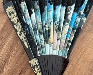 Spanish-style folding fan