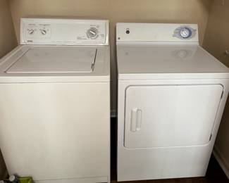 Kenmore washer and GE dryer