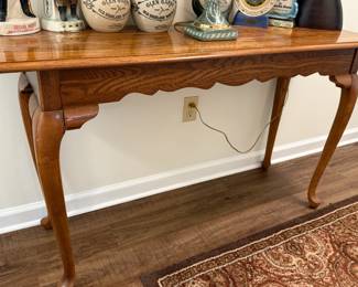 Wood sofa/entry way table