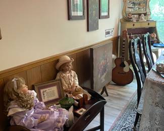 Dolls, furniture