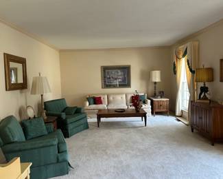 Midcentury living room