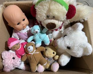 Dolls and stuffed animals