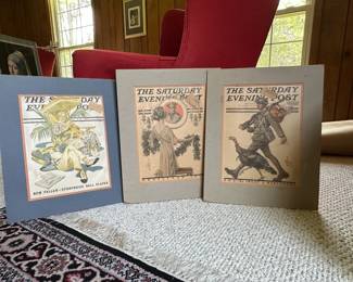 Famous illustrator Post covers