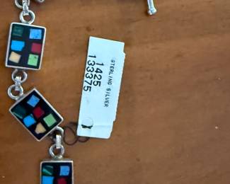 Beautiful Katherine Kay Sterling Charm Bracelet