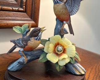 Ceramic bird figurine