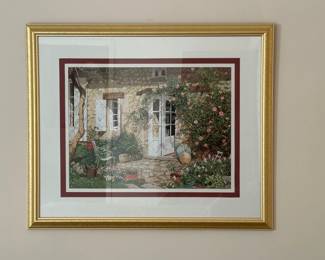 Framed Garden print