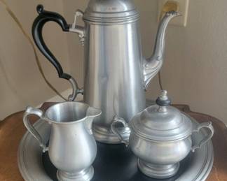 Onida Herloom Pewter Coffee Set