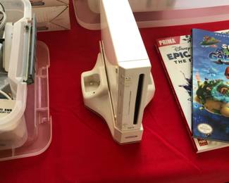 Wii with accessories and games