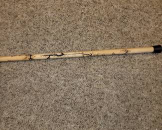 Fractal Walking Stick. Process uses electricity arcs to creat fractal patterning. 