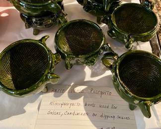 Barro Verde salsa bowls, Mexico