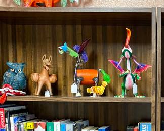 Folk Art collection in the library
