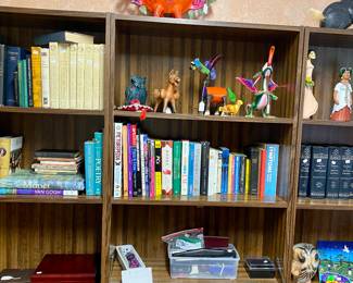 Folk Art collection in the library