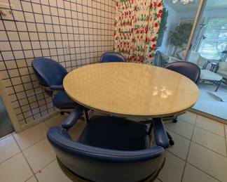Vintage chairs and table