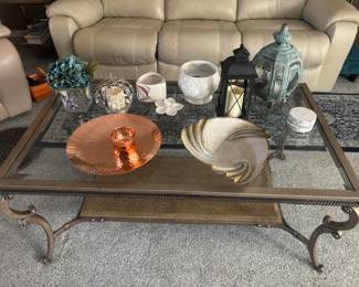 Coffee table is part of a set. Comes with matching side table.