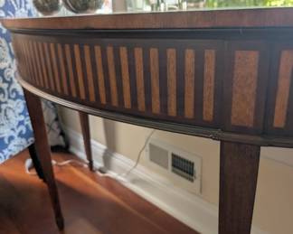 Ethan Allen Demilune Sofa Table $250