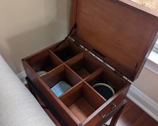 Ethan Allen Chippendale Style Box on Stand $125
