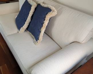 Ethan Allen Hastings Two Seat Sofa $300 Linen