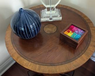 Ethan Allen Veneer Side Table $200