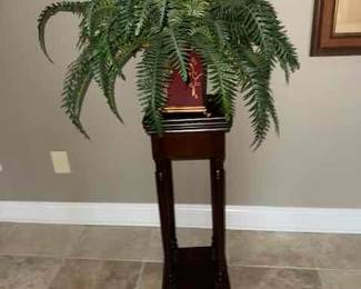 Plant Stand , Silk Fern