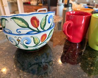 pair of Fitz and Floyd Bowls