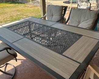 Outdoor patio furniture set