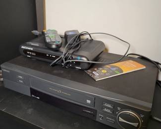 Toshiba VHS player.