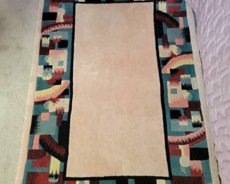 Radiance contemporary area rug, approx. 4x6.